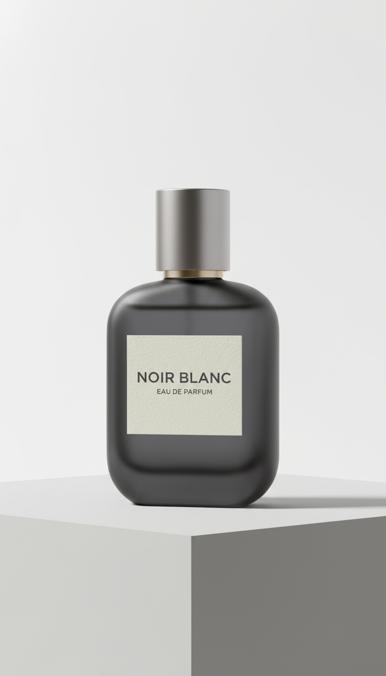 Noir Blanc Eau de Parfum Minimalist Glass